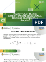 Lanjutan Pembentukan Ikatan C-C Organologam