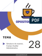 c2 Malaga Simulacro de Examen Auxiliar Administrativo