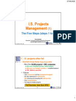 14 - IS - Projects (Steps 1-3)