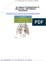Test Bank For Egans Fundamentals of Respiratory Care 10th Edition Kacmarek