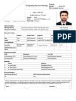 Admission Form