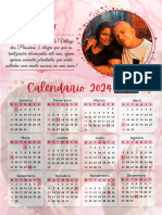 Calendário A4 2023 Com Foto Natal Vermelho