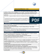 Lista de Materiais G2 - 2024: Livros Didáticos