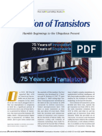 Evolution of Transistors Humble Beginnings To The Ubiquitous Present