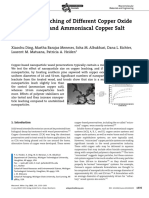 Comparing Leaching of Different Copper O