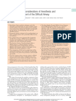 5 - General Considerations of Anesthesia and Management of The Difficult Airway