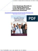 Test Bank For Employee Benefits A Primer For Human Resource Professionals 5th Edition Joseph Martocchio Download