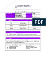 Purposive Communication - Minutes of The Meeting PDF