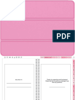 Undated Pink Sunday To Do List Structured