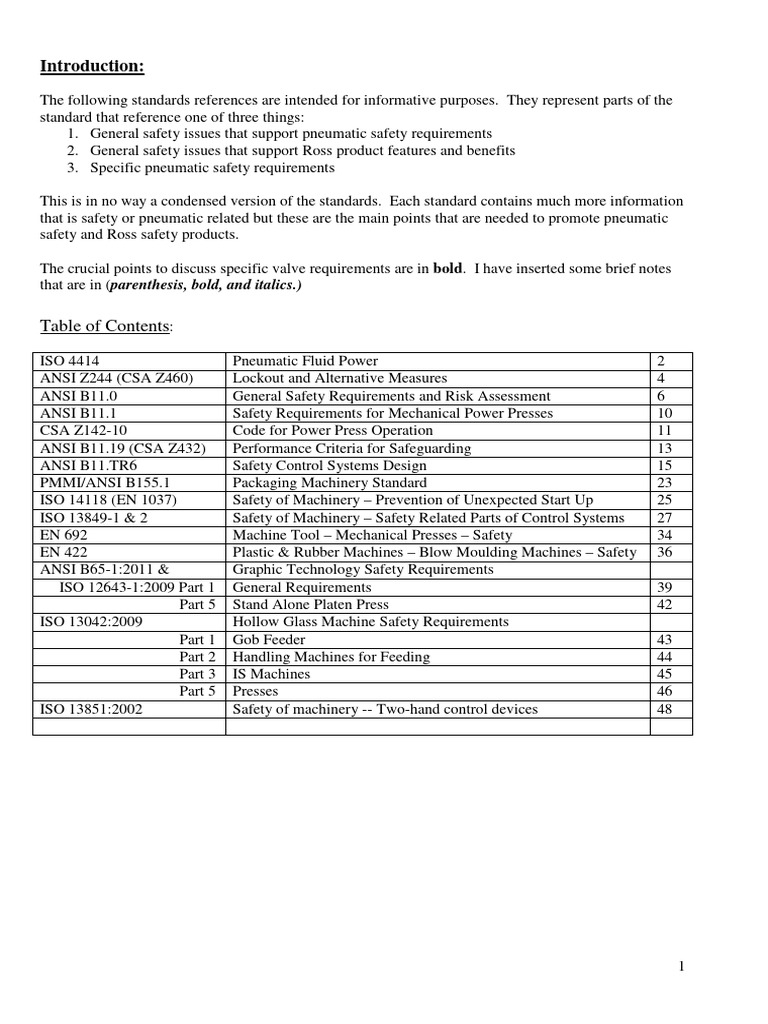 Safety Standard Highlights Ross Controls | PDF | Valve | Risk