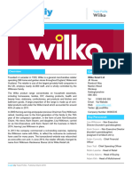 Wilko Trade Profile