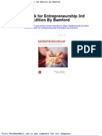 Test Bank For Entrepreneurship 3rd Edition by Bamford