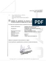 20210628 NÂº 161 SOLICITUD DE APROB. DE PROY. AUMENTO DE POT. H. MUNICIPAL DE SAN JULIAN