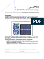 An4050 Stevalisv012v1 Lithiumion Solar Battery Charger Stmicroelectronics