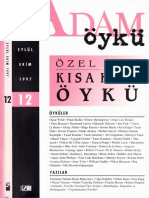 Adam Öykü - Sayı 12 - Eylül Ekim 1997 - Kısa Kısa Öykü Özel Sayısı-Cs