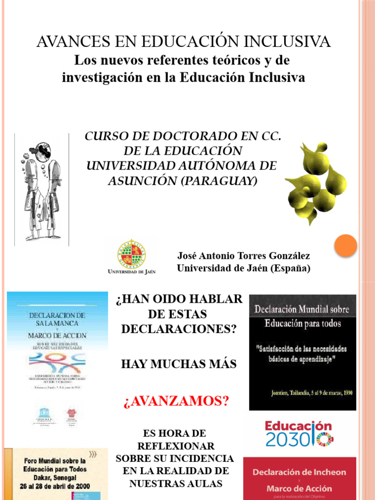 Tema4 Investigainclusión | PDF | Inclusión (Educación) | Invalidez
