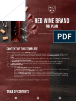 Cópia de Red Wine Brand MK Plan by Slidesgo