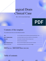 Surgical Drain Clinical Case by Slidesgo