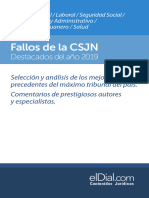 Fallos Destacados de CSJN. 2019. El Dial