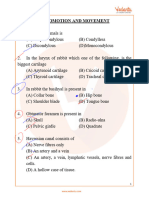 NEET Locomotion and Movement Important Questions