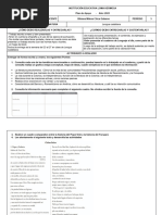 FORMATO PLAN DE APOYO 8 Español