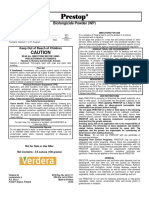 Prospect Herbicide Technical Information | PDF | Herbicide | Weed