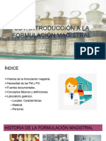 Ud - 1 Introducción A La Formulación Magistral