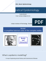 Lecture 1 Mathematical Epidemiology