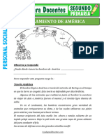 Poblamiento de America para Segundo de Primaria