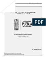 Ley - Del - Agua - para - El - Estado - de - Puebla - 28 - Enero - 2021