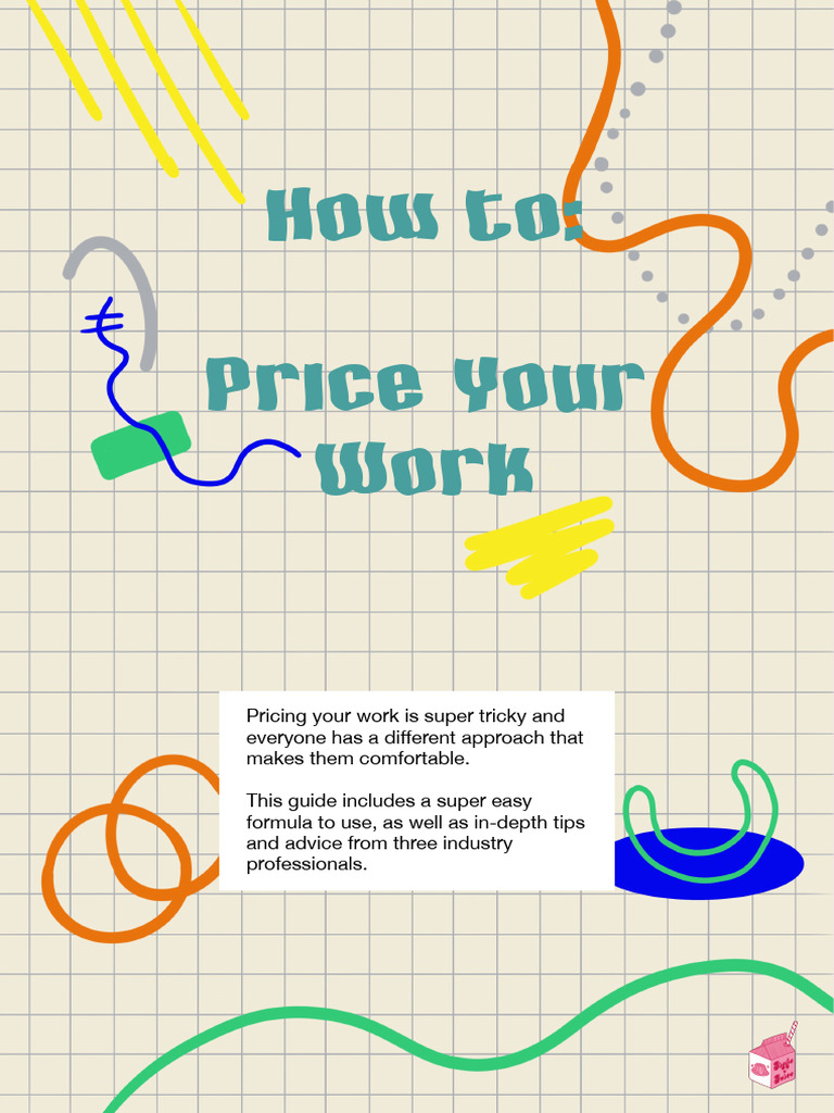 How To Price Your Work Download Free Pdf Cost Pricing