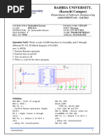 Embedded Systems Assignment 