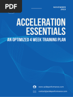 Acceleration Essentials 4 Week Training Program UPDATED