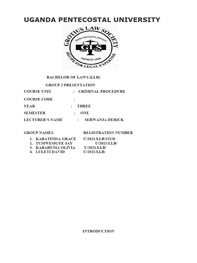 Criminal Procedure Extradition PDF Extradition Arrest