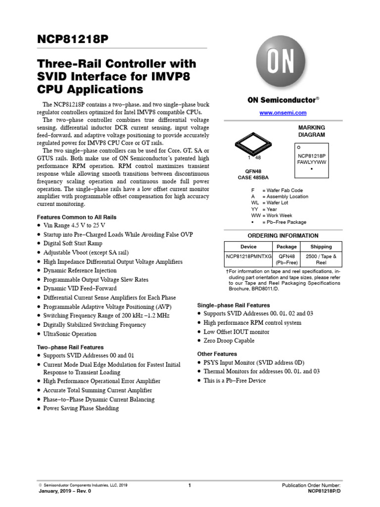 NCP81218P-D Schematic | PDF | Amplifier | Electrostatic Discharge