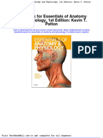 Test Bank For Essentials of Anatomy and Physiology 1st Edition Kevin T Patton