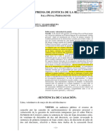 CAS 00233-2018 Arequipa - Delito Sexual y Valoración Probatoria