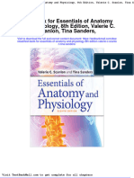 Test Bank For Essentials of Anatomy and Physiology 8th Edition Valerie C Scanlon Tina Sanders
