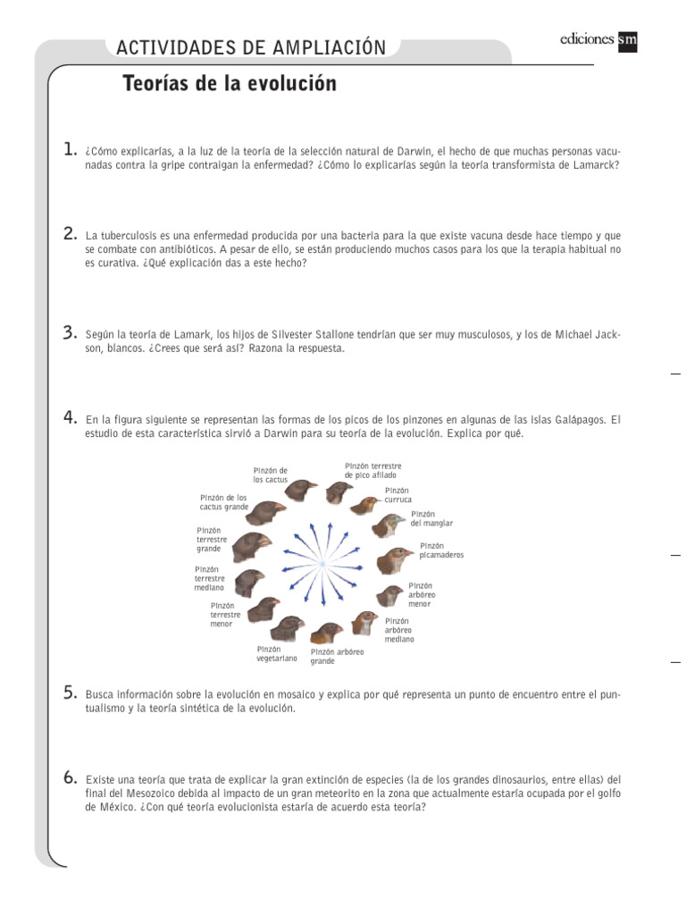 Teorías de la evolución y resistencia bacteriana | PDF | Evolución | Virus