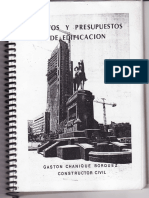 Costos y Presupuestos de Edificación