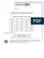 Comunicado 2023-009 Gabarito Preliminar Objetiva - Itapu