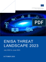 ENISA Threat Landscape 2023