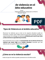 Presentación Tipos de Violencia en El Ámbito Educativo