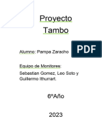 Proyecto Tambo 6año Pampa Zaracho IMPRIMIR