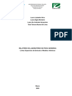 Relatório 3 - Linhas Espectrais de Emissão e Modelos Atômicos