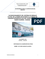 TDR - Acondicionamiento de Drenaje Pluvial en Rampa UCI - Rev.02 (Completo)