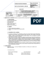 ACTA Nº005 Gestión Administrativa