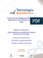 Vida Autonoma Com Tecnologia para Cego