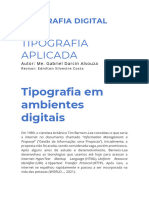 Tipografia Digital - Tipografia Aplicada