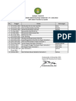 Jadwal Tentatif PAS Smt-1 - 2021-2022